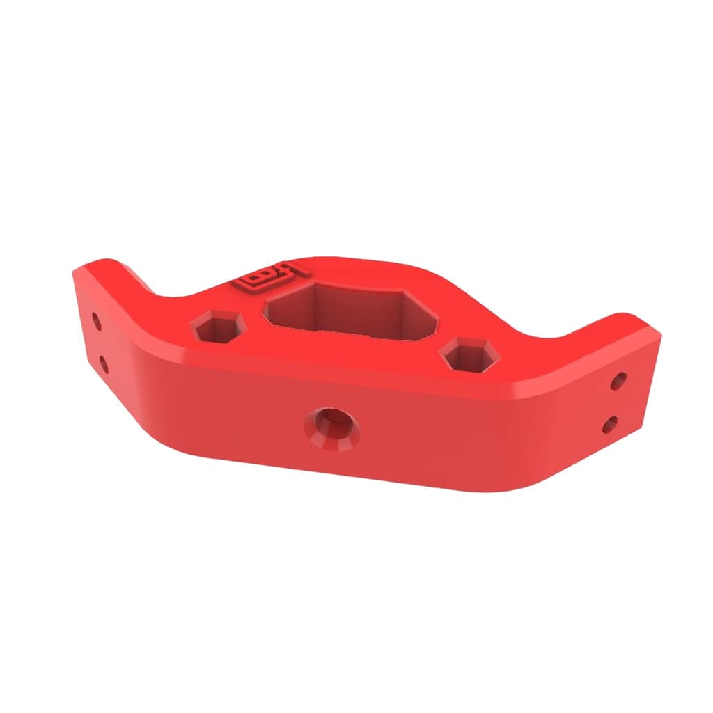 Milwaukee Packout Rail Mod ตัวม็อดอเนกประสงค์ติดเสากล่อง Packout (โดยเฉพาะ) BlackSmith-แบรนด์คนไทย 2Side 1ชิ้น,แดง Red