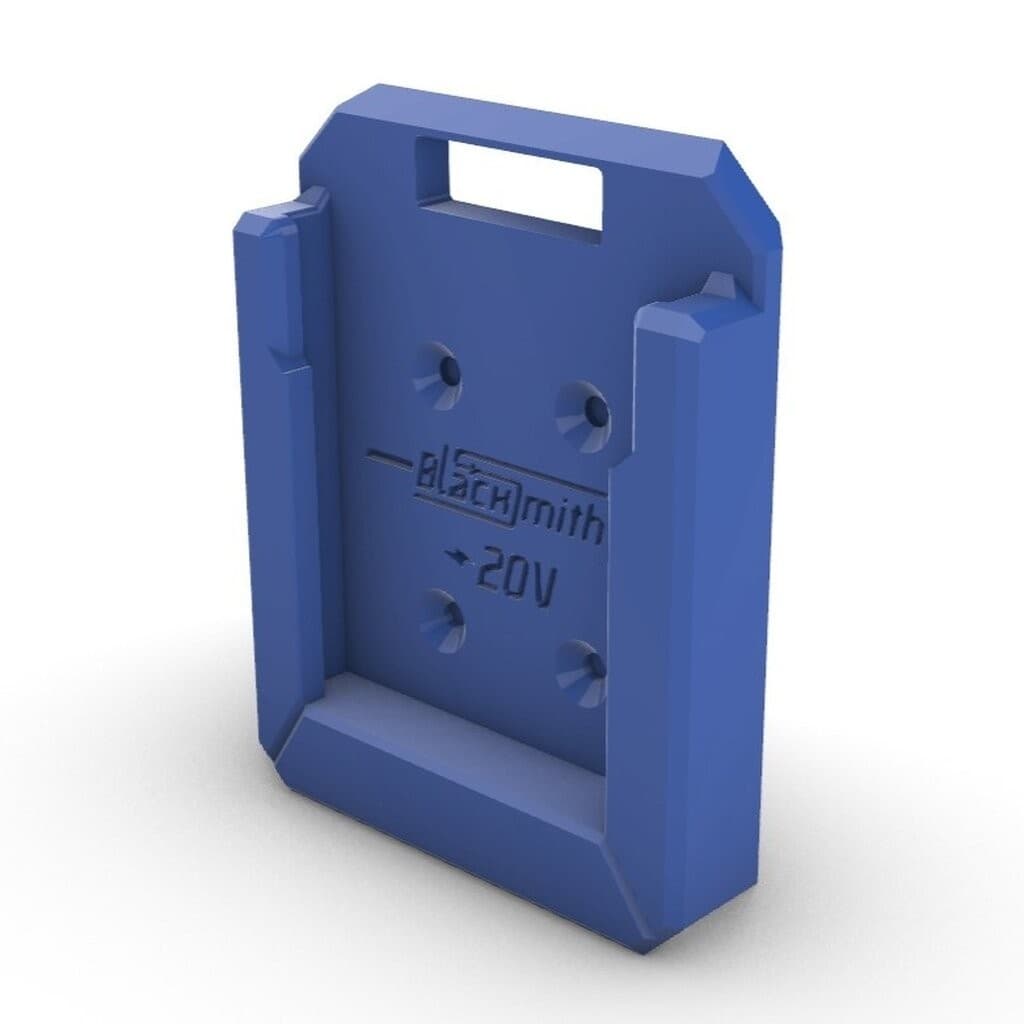 Dongcheng Battery 20V Mount ที่เก็บแบตเตอรี่ 20V สำหรับ Dongcheng (โดยเฉพาะ) BlackSmith-แบรนด์คนไทย ที่เก็บแบตเตอรี่,สีน้ำเงิน Blue